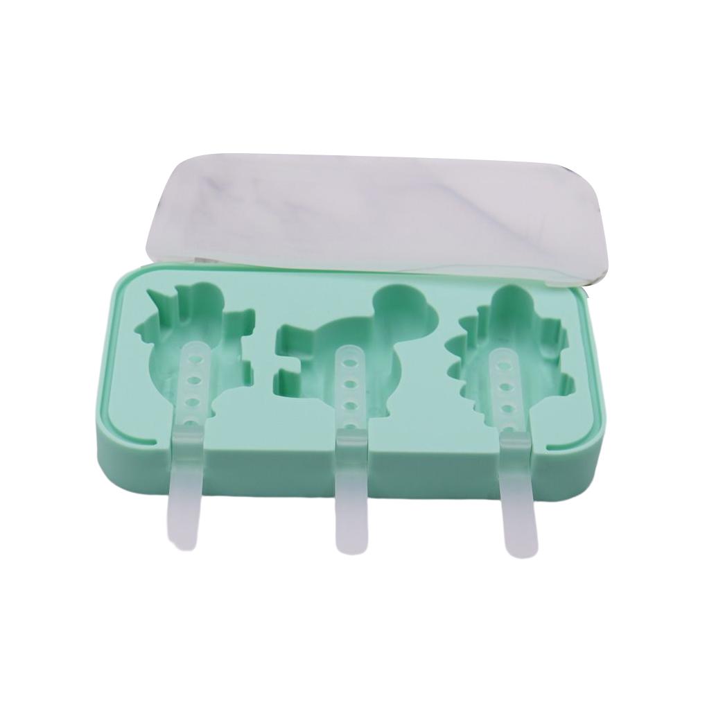 

Симпатичные формы для мороженого, термостойкие силиконовые формы на 3 слота, антипригарные формы для животных пищевого класса, инструменты для выпечки, кухонные принадлежности, кухня green