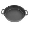 Cast Iron Pot, Dual Loop Handle, Flat Bottom