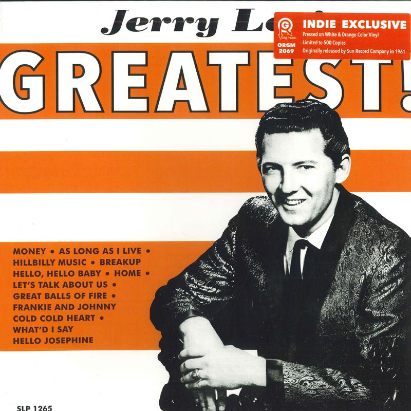 

LP Record JERRY LEE LEWIS - Jerry Lee s Greatest!(Orange White SLP1265 SUN 2016 Japan Rock