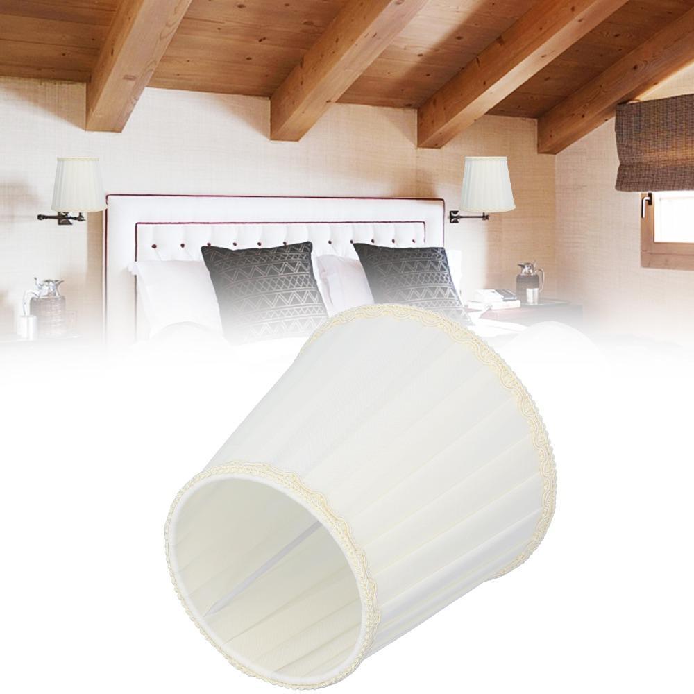 6PCS Fabric Lamp Cover 5.5 Inch Height Chandelier Lamp Shades Unique Wall Lamp Shade  Indoor Lamp