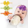 Soft and Elastic Bow Cotton Headband for Newborns and Infants (Pack of 10) - Multicolor