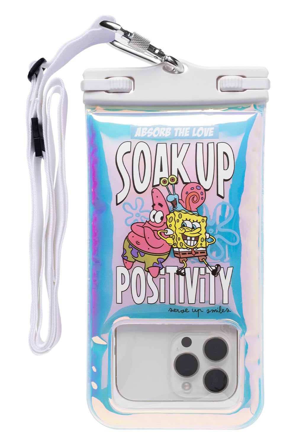 

DIVAID SpongeBob SquarePants Waterproof for with Shoulder Strap Compatible with iPhone and Android Neck Screen and Calls Without Losing the Wide-Sized