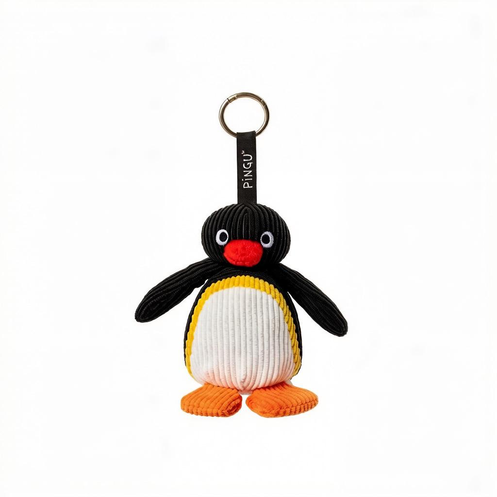 Portachiavi Peluche Pinguino Originale Bambola Ornamento per Zaini