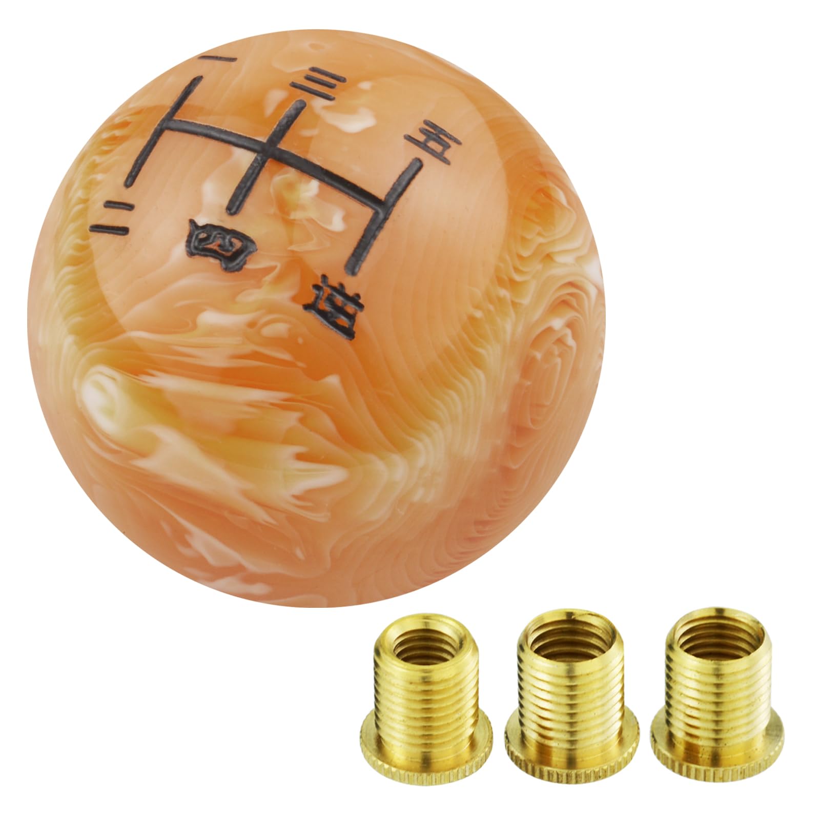 

Arenbel Shift Lever, Car Shifter Head, Shift Knob, Automotive Parts, 5 Speed, Ball Shape, 2.0 inches (5 cm), Resin,