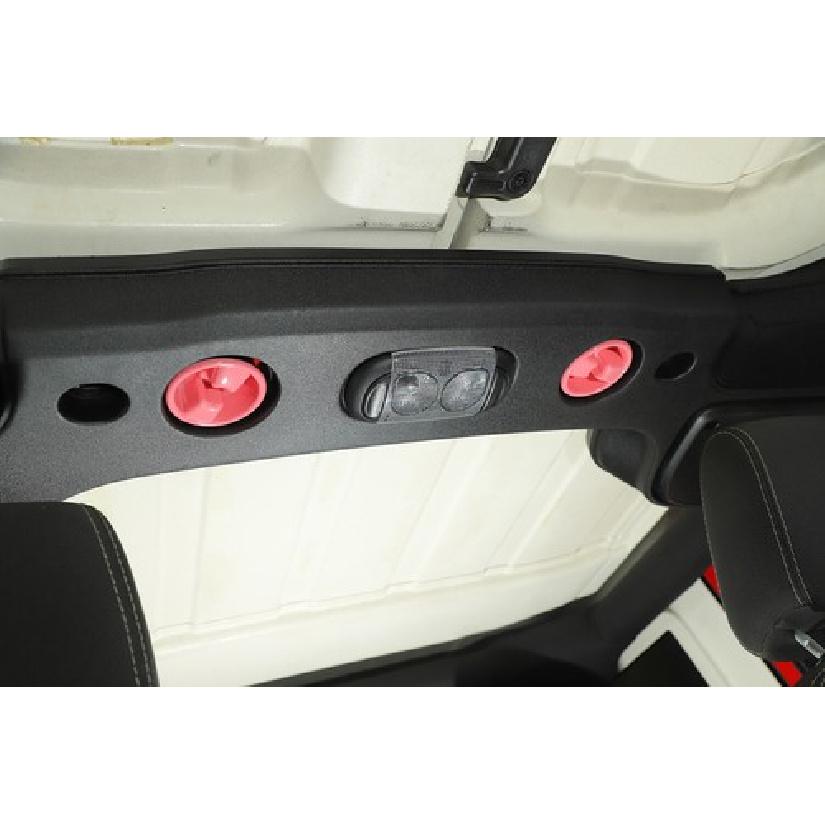 Pink Roof Remove Switch Knob Cover Trim For Jeep Wrangler JK 2007-17 Accessories