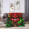 Warm Soft BlanketKids Adult Airplane Travel Vox Alastor Hazbin Hotels Throw Blanket  Flannel Bedspread For Couch Sofa Bed Cover