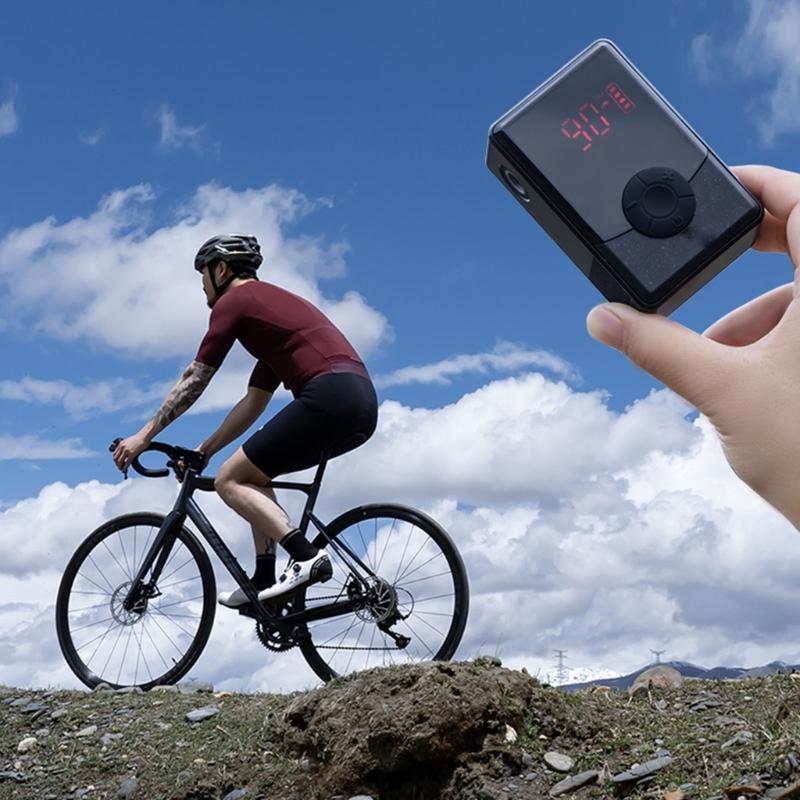 Compacts Digital Cycle Tire Inflator with Smarted Auto Stops Digital Pressure Monitor for Motor Sports Accessories