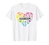 Minecraft Valentine's Day Heart Shaped Rainbow Icons T-Shirt