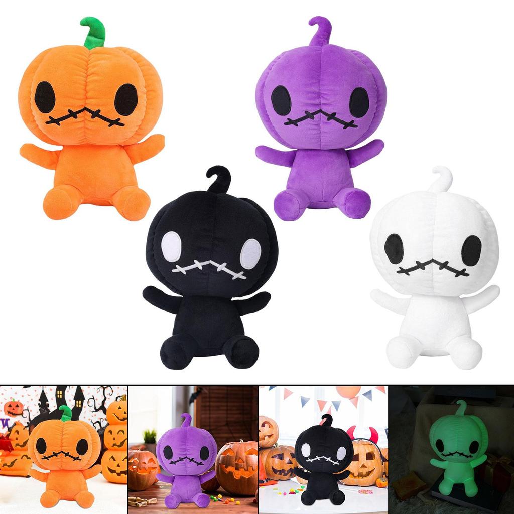 Cute Pumpkin Plush Toy for Halloween Party Decor