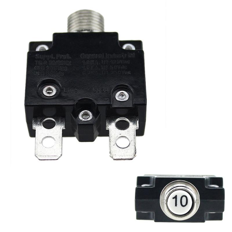 Buy Circuit Breaker 5A/10A/15A/20A/30A Current Overload Protector Switch Resettable Circuit