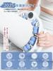 Fascia Roller Ring Foot Massage Training Foam Roller Handle Full Body Release with One Thigh 14 Independent Rotating Handheld Clamping Ergonomic Quiet