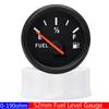 ZMFJH Auto Car 52MM Fuel Gauge with Red Backlight 0-190ohm Fuel Level Sensor for Universal Boat Yacht Oil Tank Meter Indicator