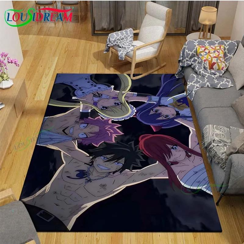 Fashion Popular Cartoon A-Fairy Tail Printed  Carpet Living Room Anti-Skid Area Rug Kids Bedroom Mats Yoga Mat Carpet Decor Gift