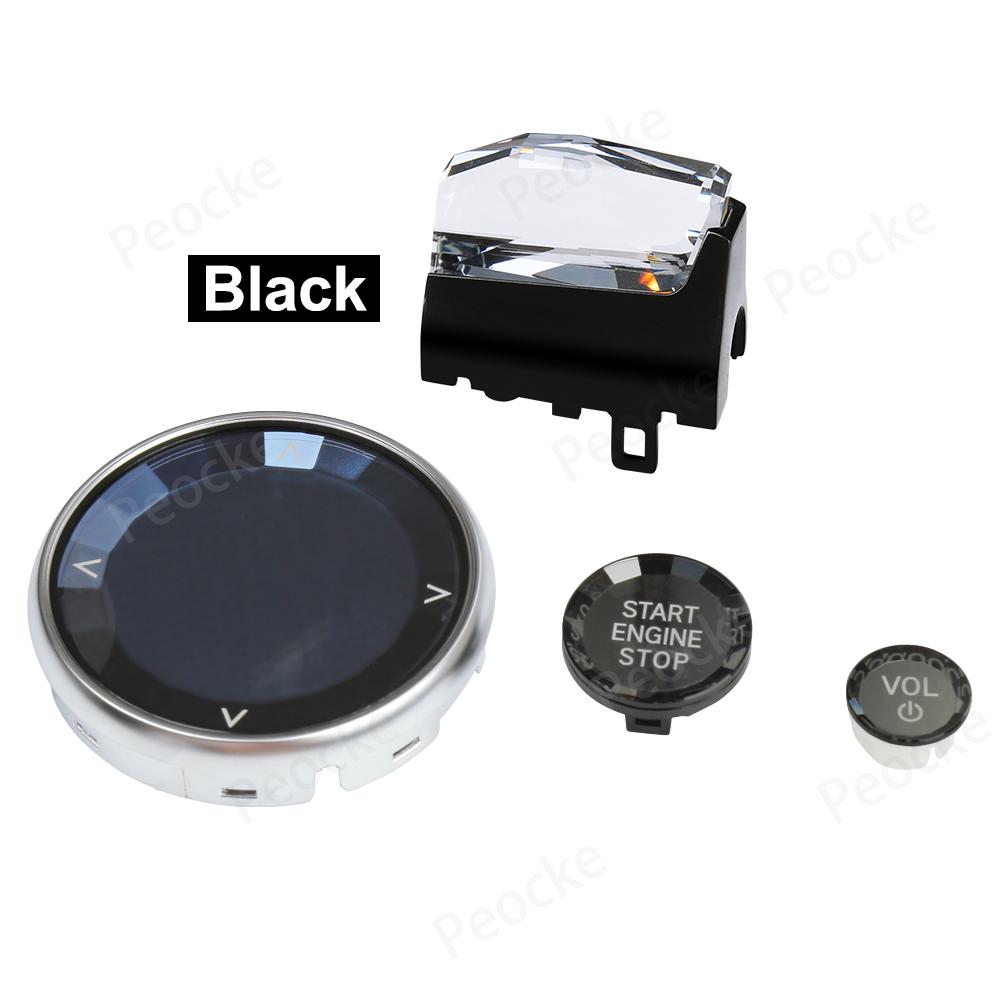 Metallbasis im Originalstil + Kristallschaltknauf für BMW G20 G12 i3 G28 i4 G26 i7 G70 ix3 G08 X5 G05 X6 G06 X7 G07 2025 2025