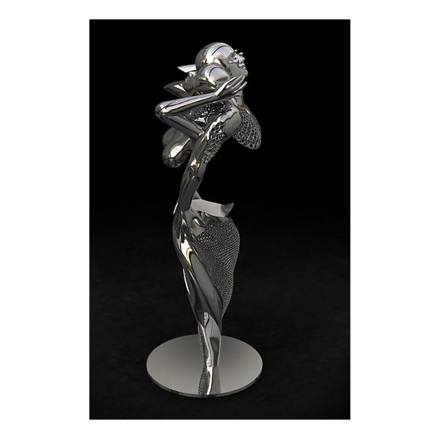 Umarmender Kuss Metallstatue Leinwandgemälde Abstrakter Liebhaber Poster und Drucke Wandkunst Bilder für Wohnzimmer Wanddekoration Cuadros