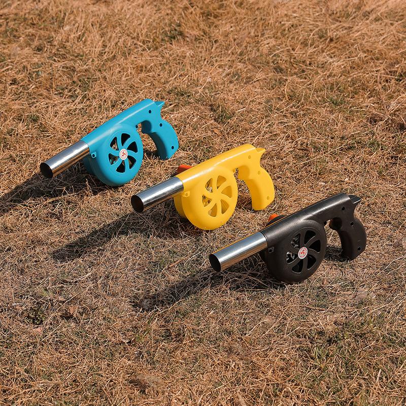 1Pc Outdoor Hand Blower Large Camping Barbecue Fire Tool Small Manual Portable Combustion Hair Dryer