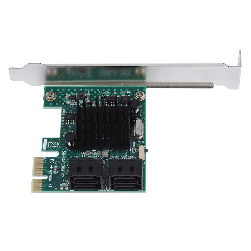 Placa de Expansão para PC Placa de Expansão 3.0 4 Portas PCIE para Adaptador de Placa Controladora 6G