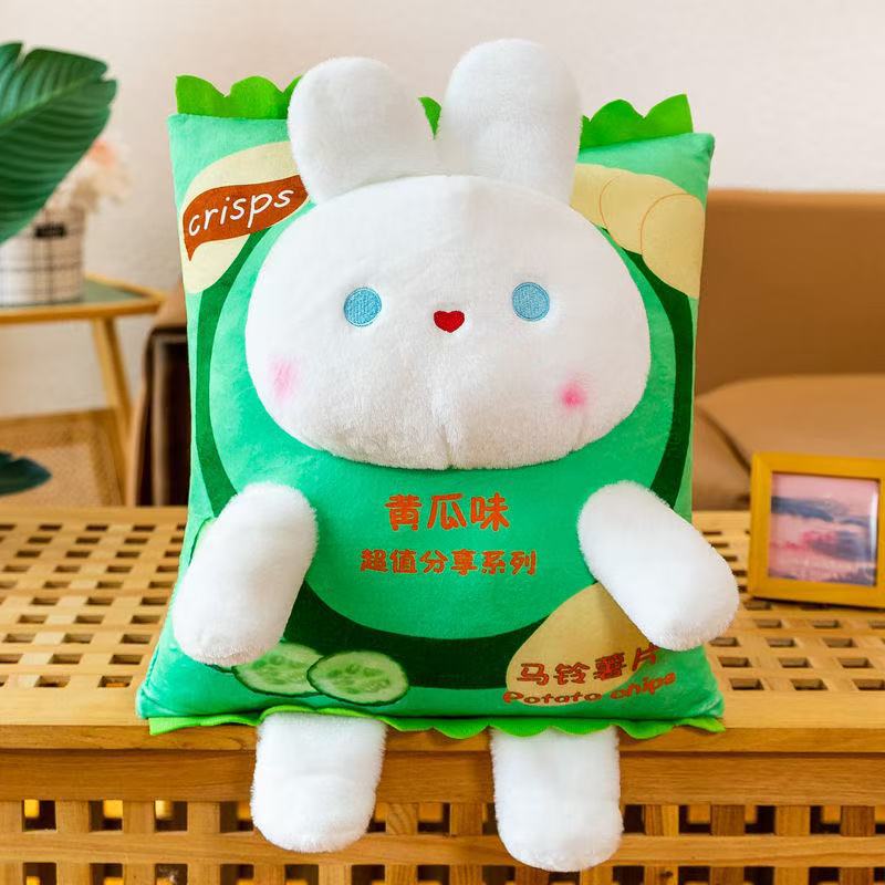 Potato Chips Rabbit Plush Toy Doll Pepsi Rabbit Cute Eight Inch Grab Doll Girlfriend Gift Qixi Festival Dolls