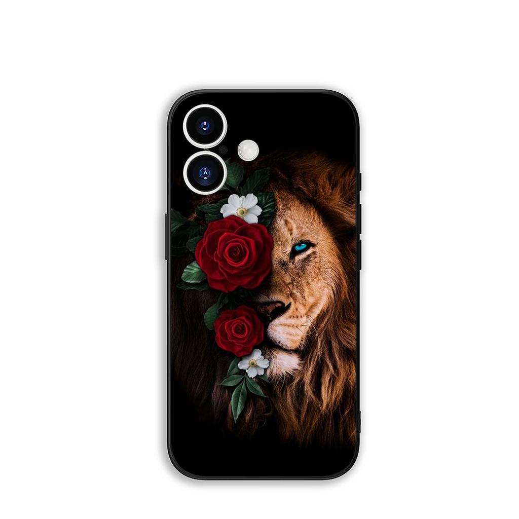 for OPPO A18 A16 A17 A38 A54 A40 A60 A80 A78 A79 A57 A55 A96 A15 A12 a53 Phone Cover Case Art Lion