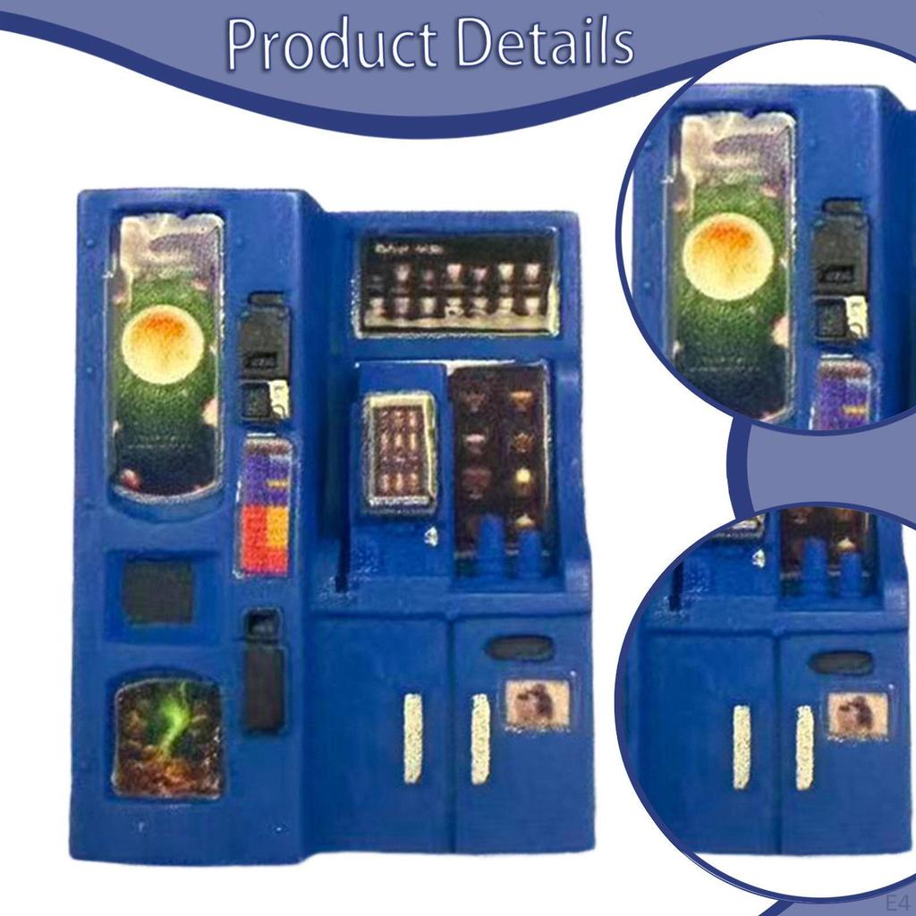 Mini Beverage Machine Model Scene Props 1/64 Realistic Dollhouse Home Accessories Vending Equipment