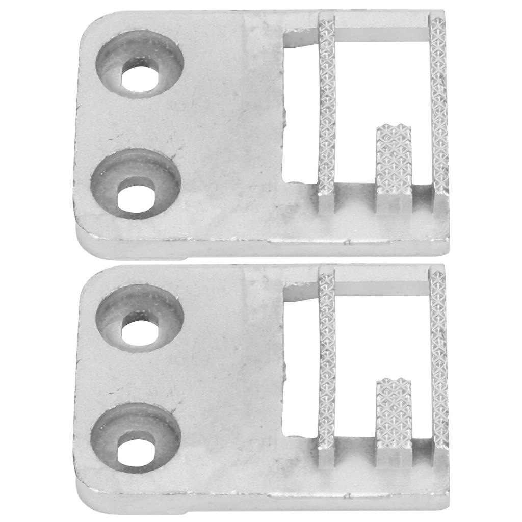 2 Stücke Multifunktions Nähmaschine Transporteur E-förmige Nadelplatte 735081004 für JANOME