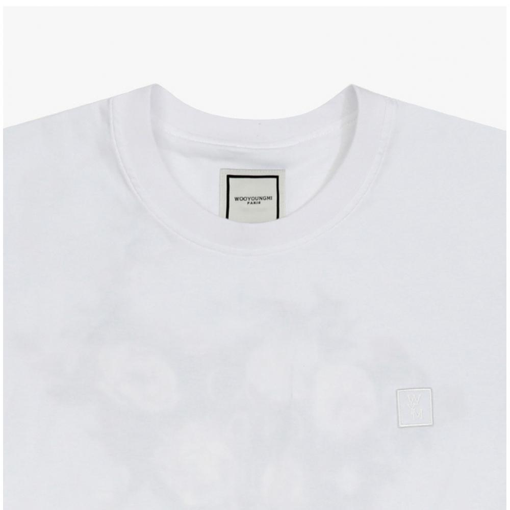 Wooyoungmi Men S Floral Back Logo Tee w253tS06