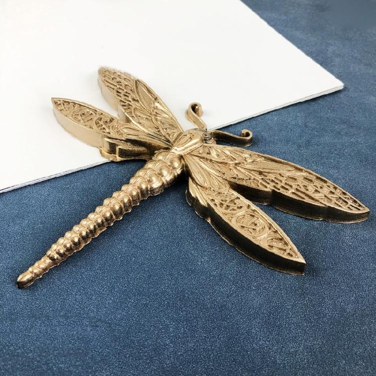 Weiche Silikonform für DIY-Bastel-Wandhänge-Dekorationen Halbe 3D-Prägung Libellen Kristall-Epoxidharz Gießform