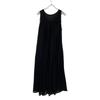 Deuxieme Classe 25-040-500-4010 25-year-old black triacetate chiffon V-neck dress dress F blackUsed