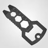 Multitool Klucz Wielofunkcyjny Nierdzewny Jednoczęściowa Konstrukcja EDC Narzędzie Outdoorowe Kempingowe z Wyciągaczem do Gwoździ Kluczem do Wspinaczki Górskiej