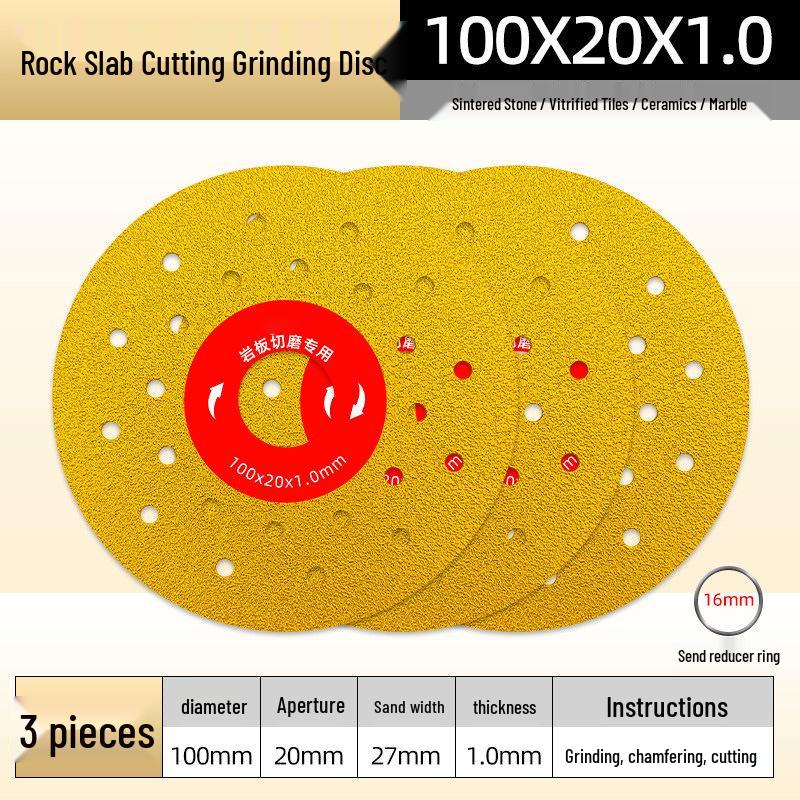 45° Beveling Disc: Dual-Use Saw & Flat Grinder for Sintered Stone Tile