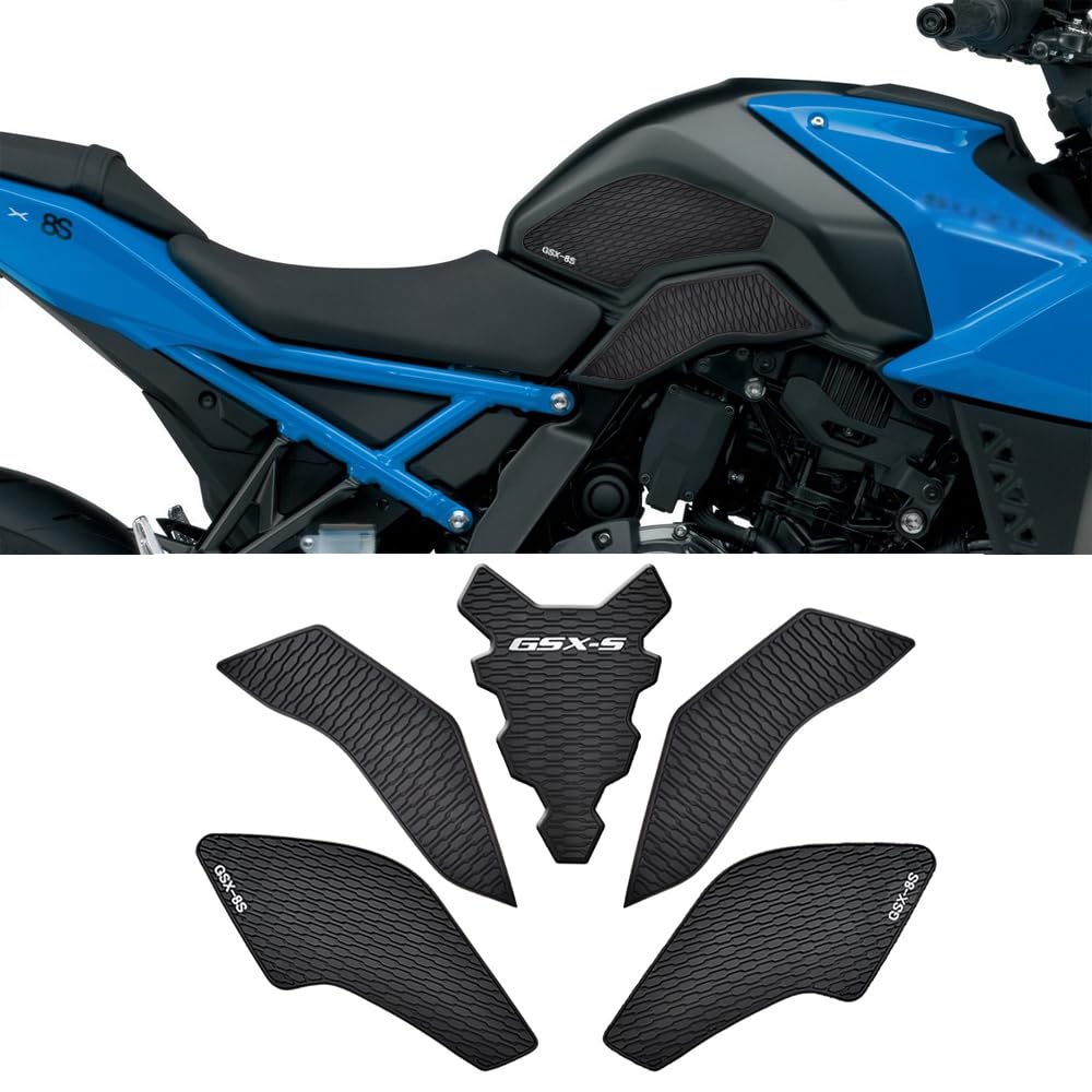 XIAMAOZPR Motorcycle Fuel Tank Stickers for GSX 8S 2025, Side Fuel Tank Pad Protector, Knee Grip Traction Pads (2023 2024 2025)