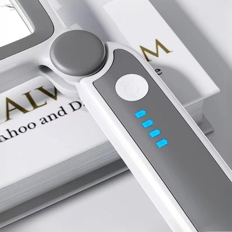 1 Adet Şarj Edilebilir Yüksek Güçlü Yüksek Çözünürlüklü El Tipi Katlanabilir Taşınabilir Yaşlı Okuma Büyüteci Elektronik Tamir Parçaları Cep Telefonu