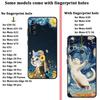Phone Cover Case for Motorola Moto G22 Edge40 G50 G32 G52 G53 G30 G60s Edge 20 Pro 30 Lite G71 G51 G73 Cute Cartoon Cat