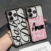 Creative Stylish English Letters Case for Redmi Note 14 Pro Plus Note 13 11s A3 A5 11 10 Lite K80 13C 12 9 Pro Phone Cover