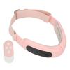 V Face Firming Belt Remote Control Repair Skin Microcurrent Reduce Wrinkles Pore 12 Gears Pink Face