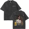 Vintage Daughters of Cain Ausgewaschenes Rundhals-T-Shirt beidseitig bedruckt