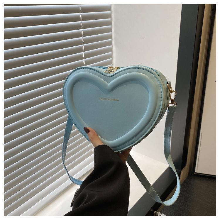 Women's 2024 Heart-Shaped Crossbody Bag - Trendy, Cute, Mini Shoulder Bag for Girls