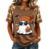 Women's Short Sleeve Raglan T-Shirt Round Neck Letter Print Casual Tee