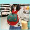 Cotton Kids Backpack With Fruit Print For Toddler Daily Use