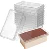 10-50 pezzi Portatorta Trasparente, Scatole Trasparenti per Prodotti da Forno, Contenitore per Cupcake, Scatole Confezionamento Tiramisù per Matrimonio, Compleanno