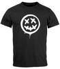 Herren T-Shirt Lächeln Seaky Gesicht Druck Druck Teachwear Mode Street Style-