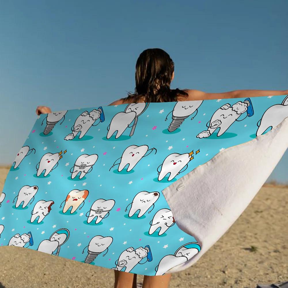 The Dentist Tooth Bathroom Beach For Kids Bath Towel Pool Towel Vacation Party Gift