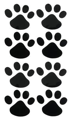 Lifepower Paw Car Sticker (Large) 8 Paw Large Size Cat Dog Car Bike Bicycle