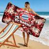 Asciugamano da Spiaggia con Stampa FC Bayern Monaco, Asciugamano Grande Morbido Asciugatura Rapida per Spiaggia Campeggio Nuoto