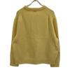 Celine 2A21L739M Eddie Yellow Cashmere Silk Crew Neck Knit Sweater Tops M yellowUsed