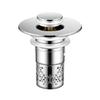 Sink Drain Strainer Basket Metal Drain Plug Push Type Bounce Cores Drain Filter AntiClogging Sink Stoppers Enduring