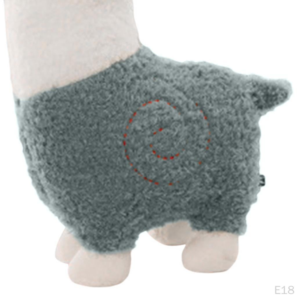 Alpaca Plush Doll Pillow Decoration Comfortable Stuffed for Living Room