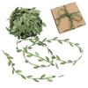 20/50M Artificial Vine Green Leaves for Wedding Party DIY Decoration Handmade Gift Craf Wreath Ribbon Home Garden Accessories