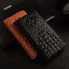 Crocodile Claw Genuine Leather Flip Case For Infinix Hot 40 40i 50 50i 60 60i Pro Plus 4G 5G Wallet Phone Cover Cases