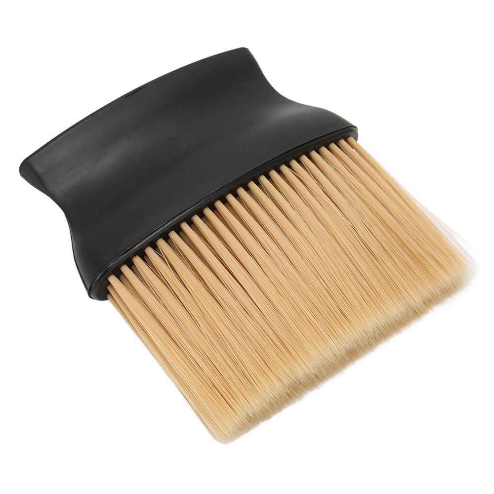 ABS Handle Barber Neck Duster Soft Nylon Hairs Hair Removal Duster For Hairdressing